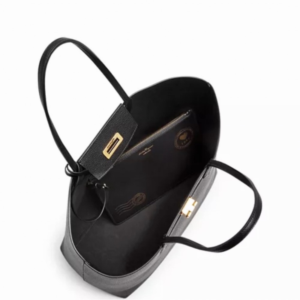 Ferragamo Leather Tote and Pouch Set - Picture 12 of 12